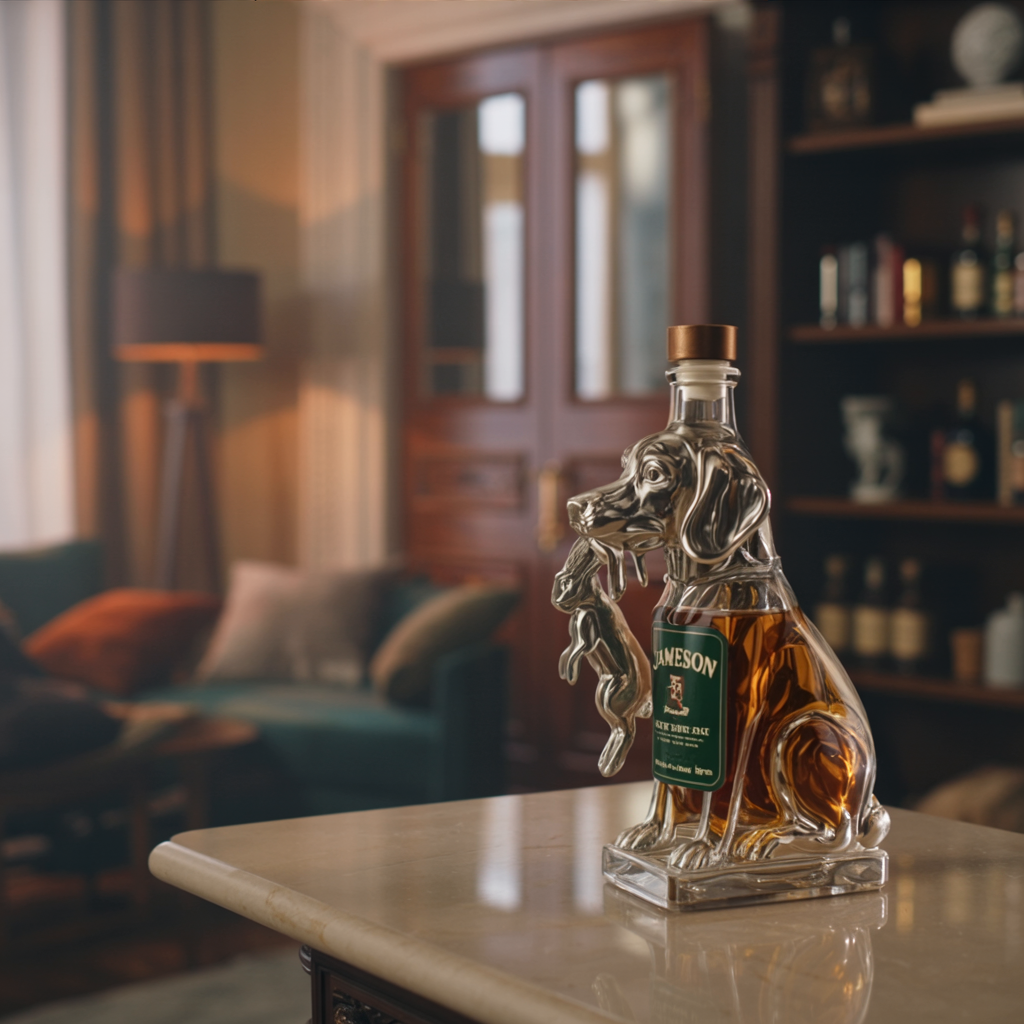 Botellas de whisky - Edición para perros