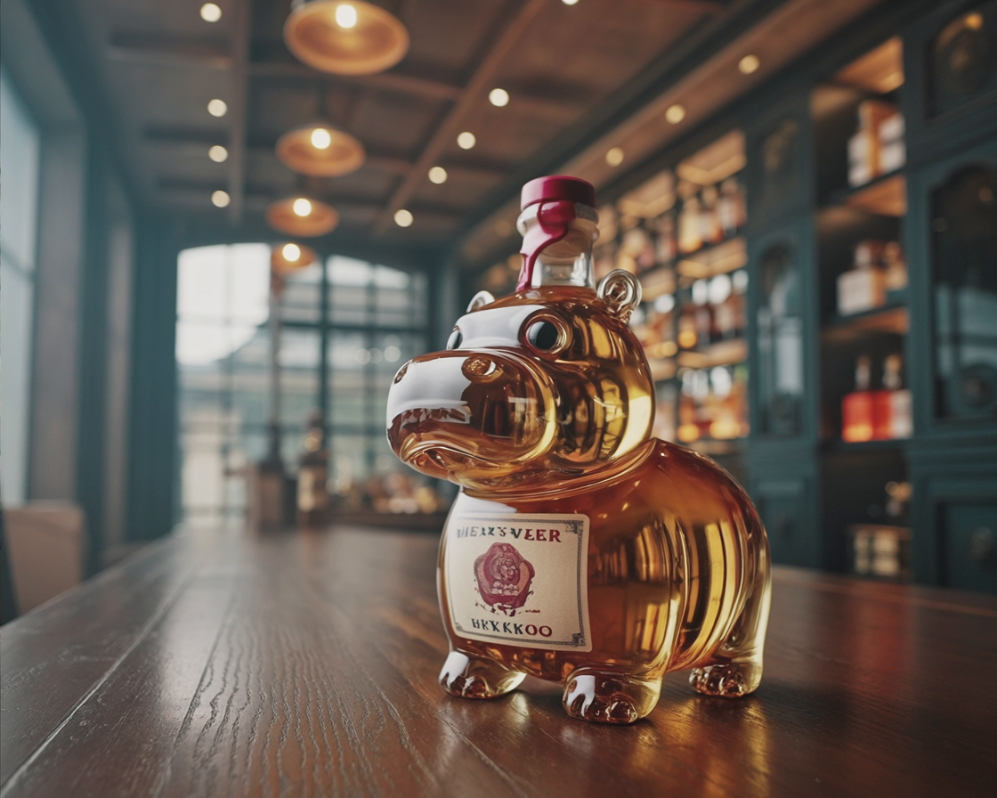 Botellas de whisky - Edición Hippo