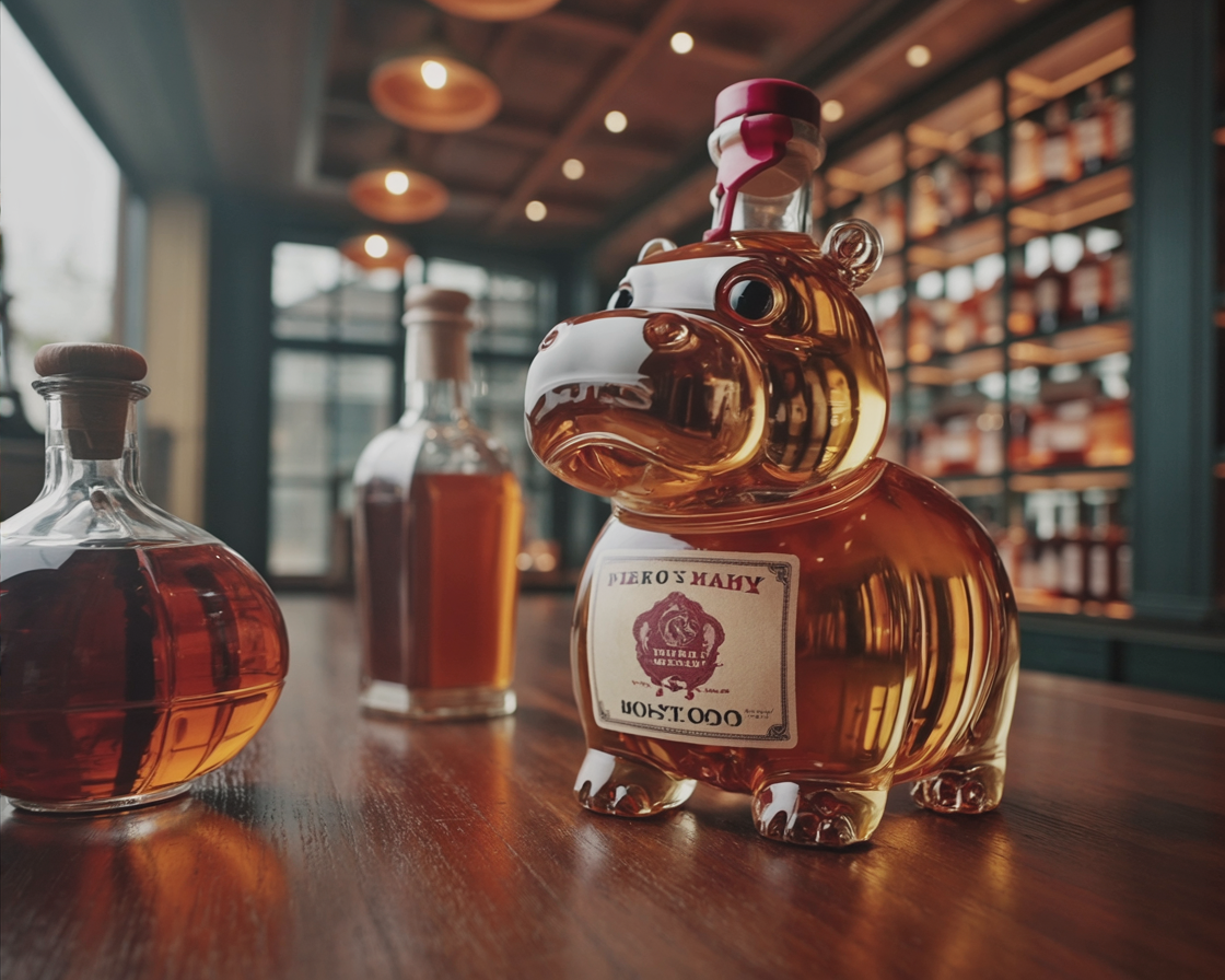 Botellas de whisky - Edición Hippo