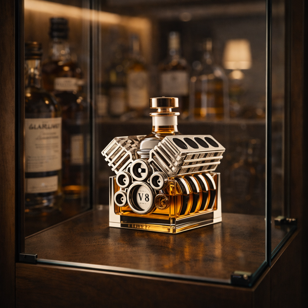 Botella de whisky - Edición Motor