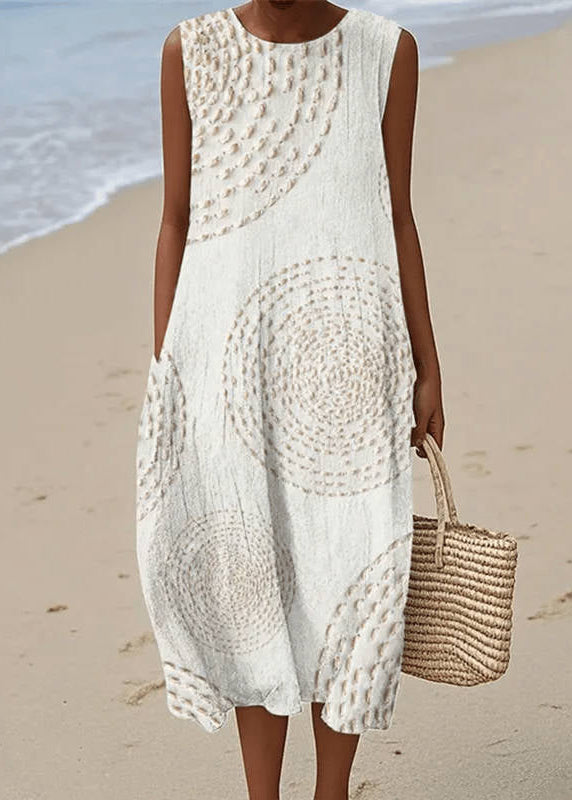 Vestido Casual Retro - Luna