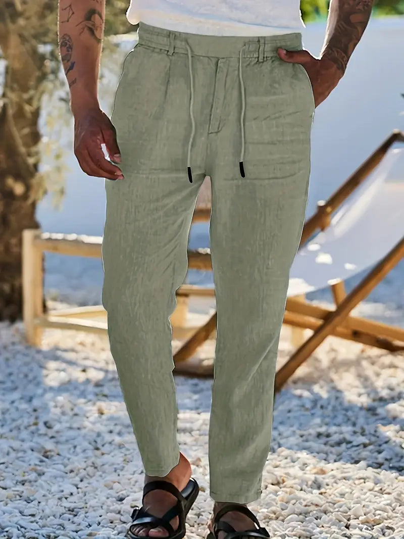 Nichols | Pantalones Anchos con Cordón