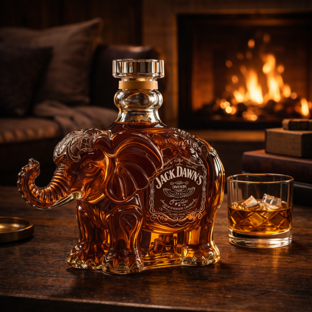 Botella de whisky Jack Daniel's - Edición Elefante