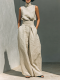 Conjunto Minimalista de Algodón y Lino - Maria