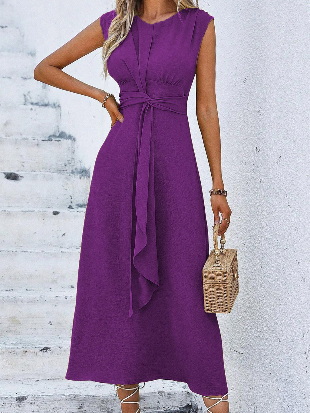 Vestido Elegante sin Mangas - Eva