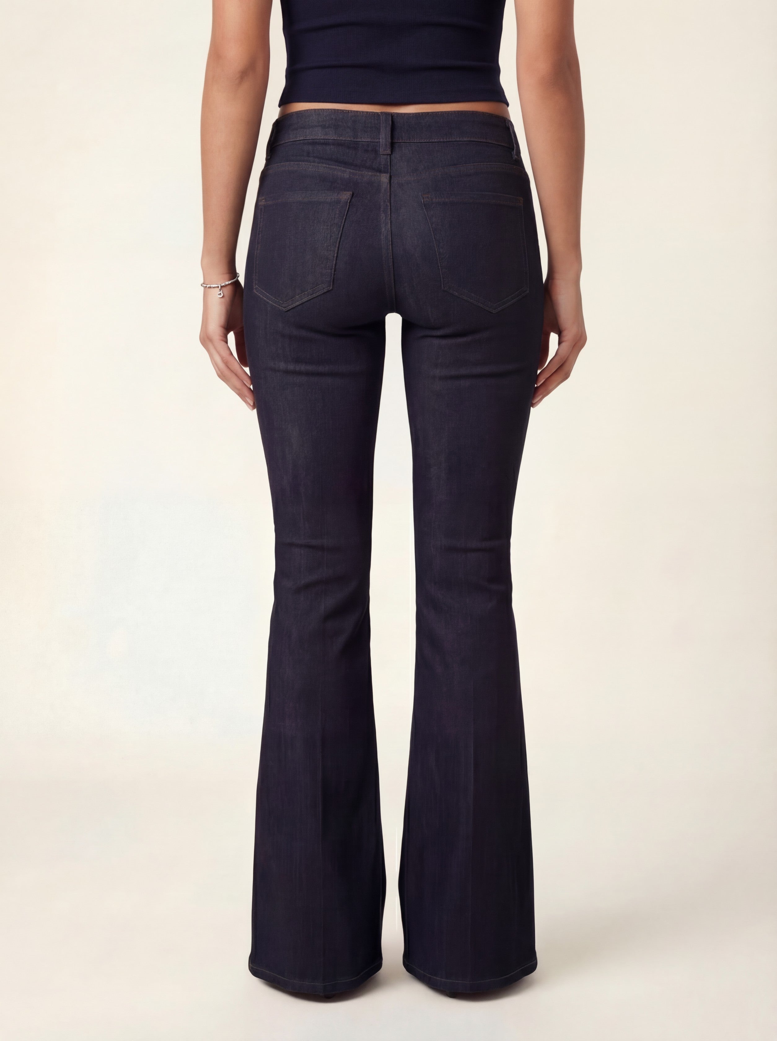 Vaqueros Amara Flare Denim - Azul marino oscuro