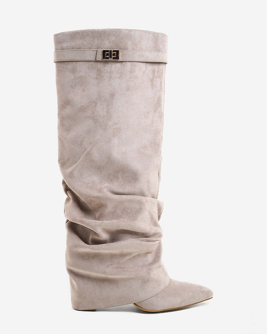 Botas altas de ante Lavista Slouchy - Gris