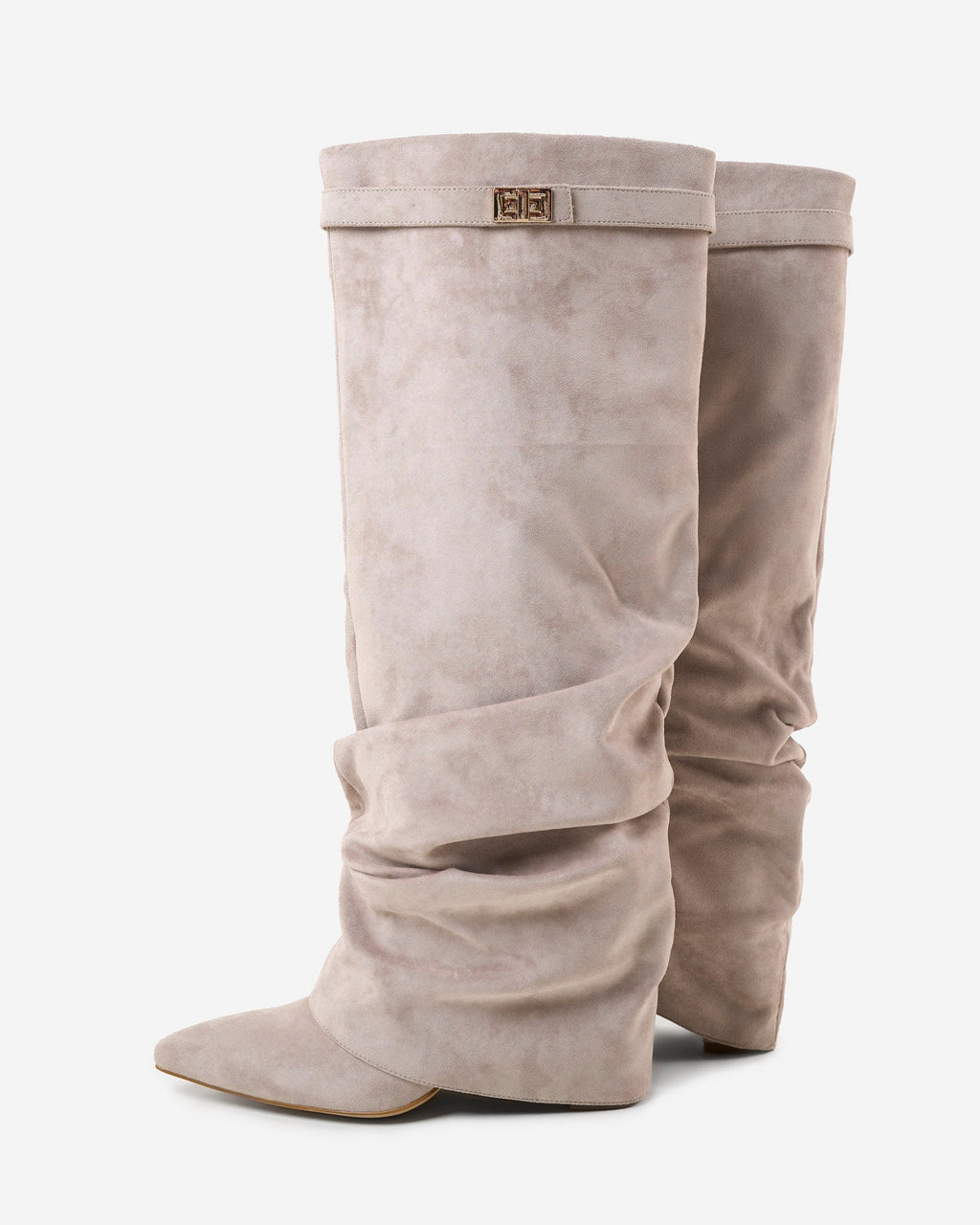 Botas altas de ante Lavista Slouchy - Gris Topo