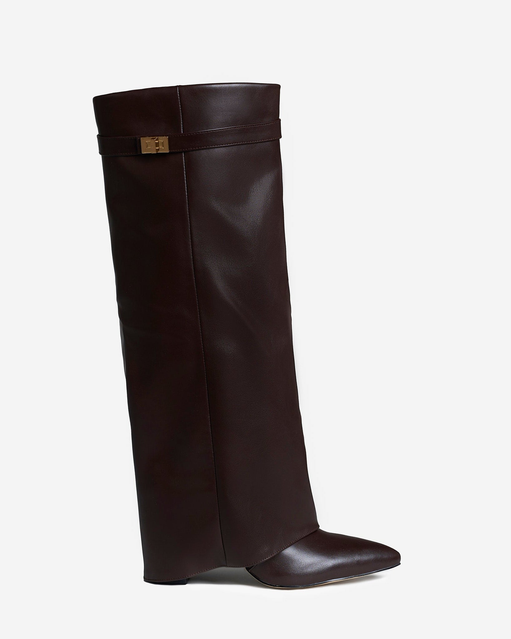 Botas altas de Piel Vegana Premium Lavista - Marrón