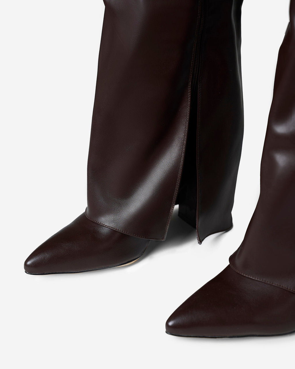 Botas altas de Piel Vegana Premium Lavista - Marrón