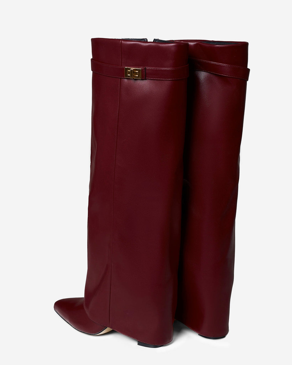 Botas altas de Piel Vegana Premium Lavista - Burdeos