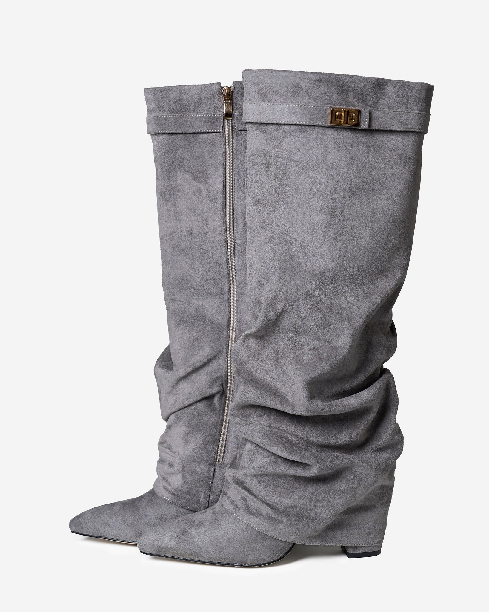 Botas altas de ante Lavista Slouchy - Gris