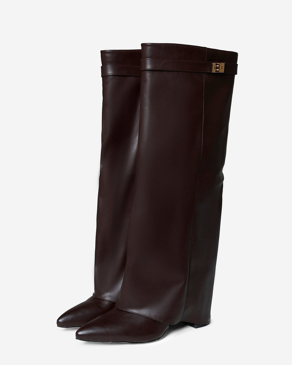 Botas altas de Piel Vegana Premium Lavista - Marrón