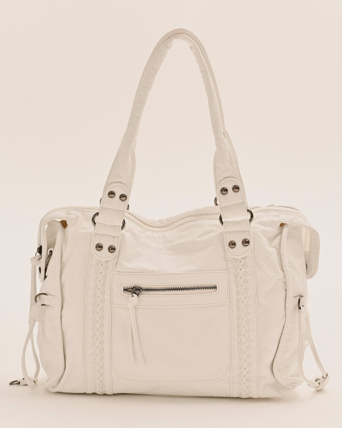 Bolso urbano vintage - Blanco