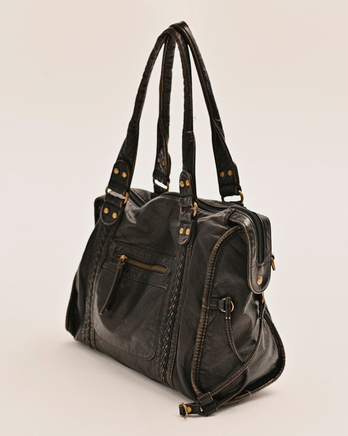 Bolso urbano vintage - Negro