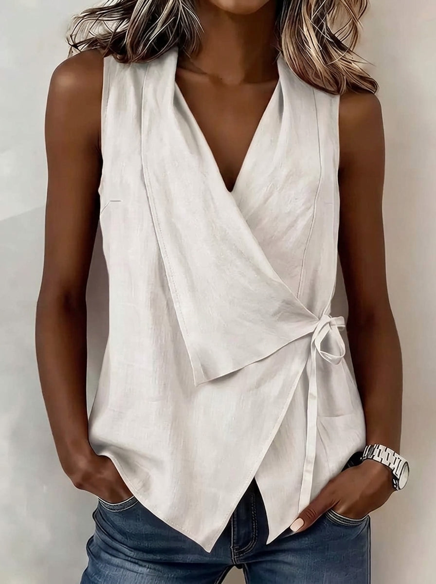 Loretta | Blusa sin mangas