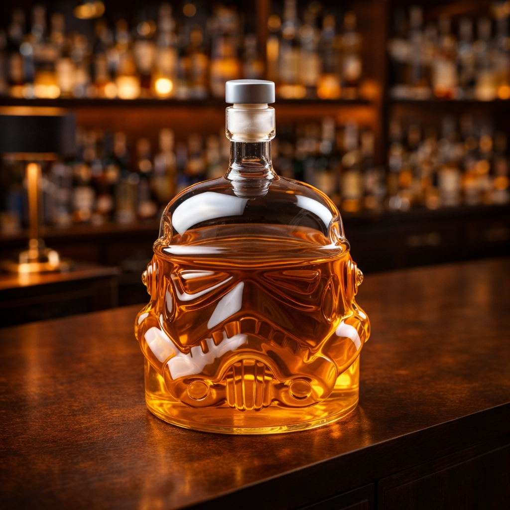 Botella de whisky - Edición: juego de botellas y vasos
