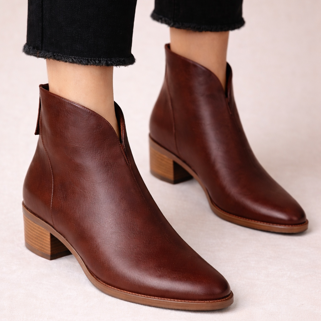 Botines Ortopédicos de Piel Vegana Premium - Viela