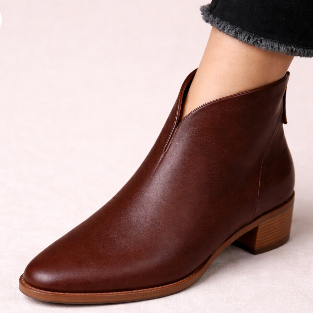 Botines Ortopédicos de Piel Vegana Premium - Viela