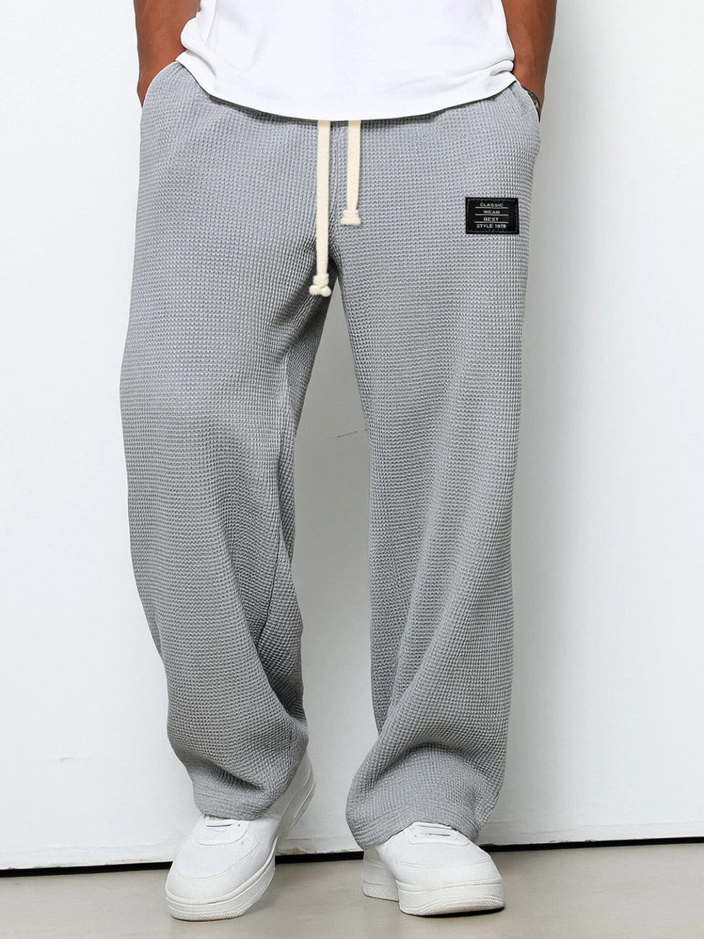 Pantalones Anchos Texturizados - Lorenzo