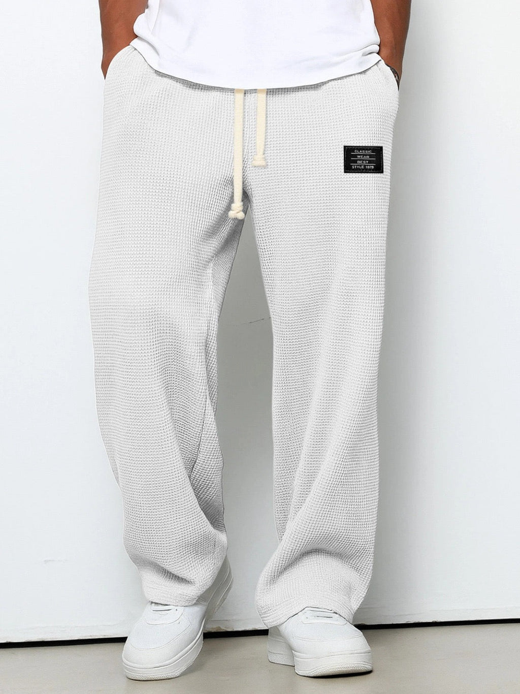 Pantalones Anchos Texturizados - Lorenzo