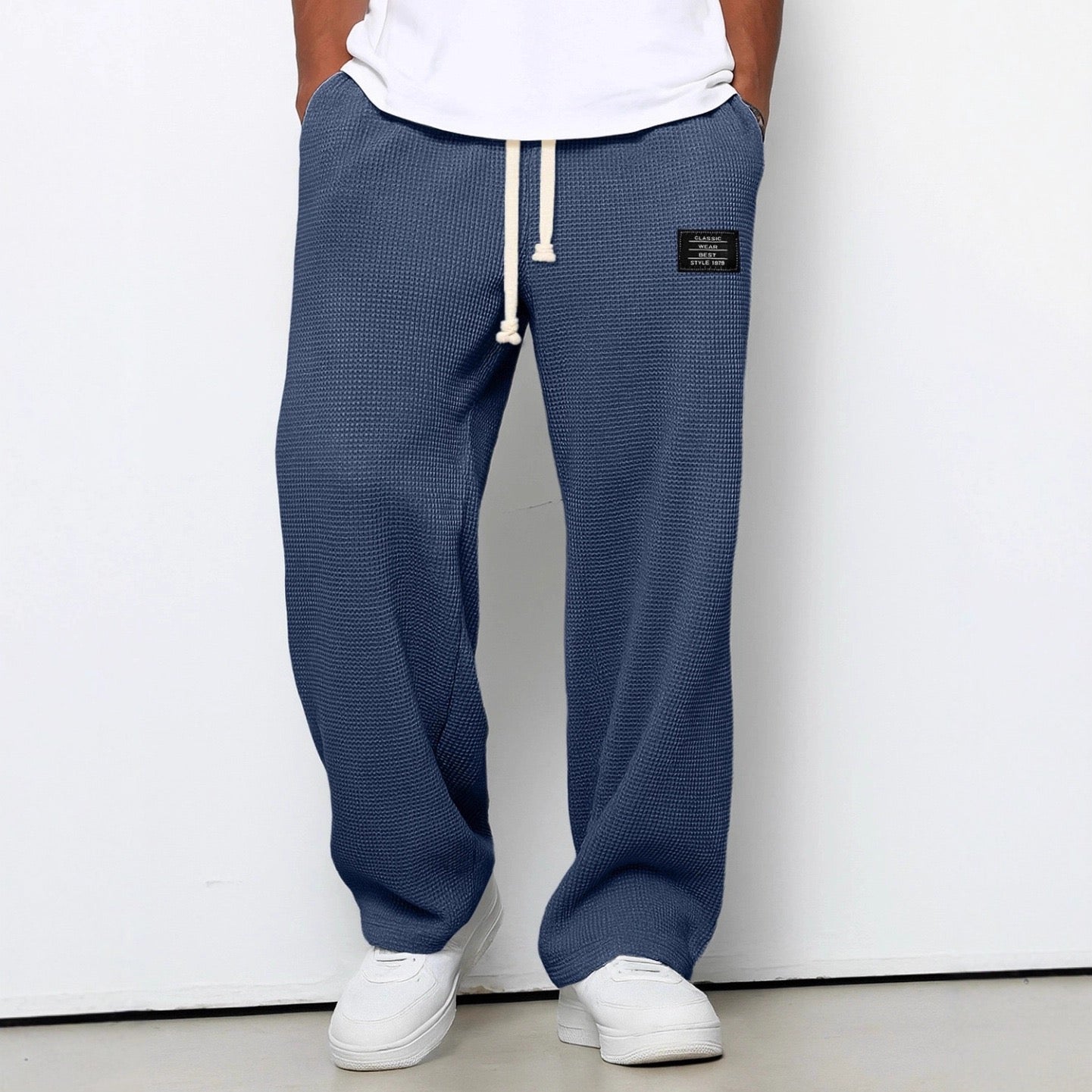 Pantalones Anchos Texturizados - Lorenzo