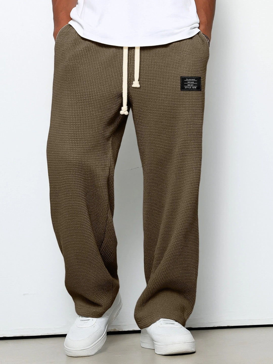 Pantalones Anchos Texturizados - Lorenzo