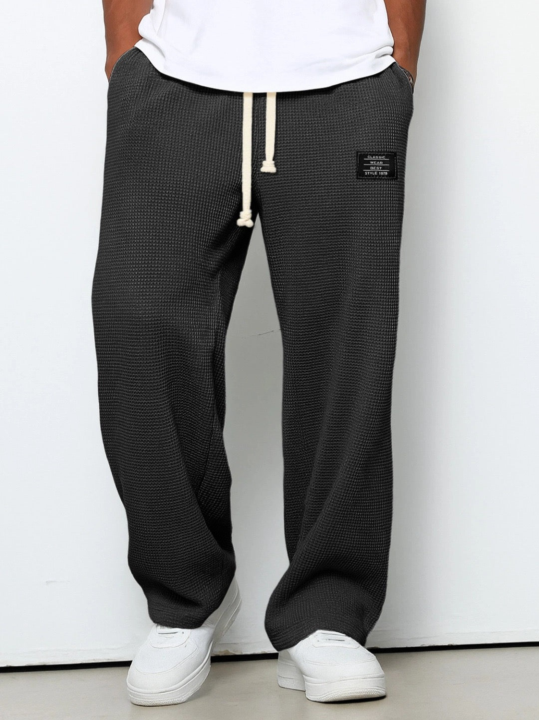 Pantalones Anchos Texturizados - Lorenzo