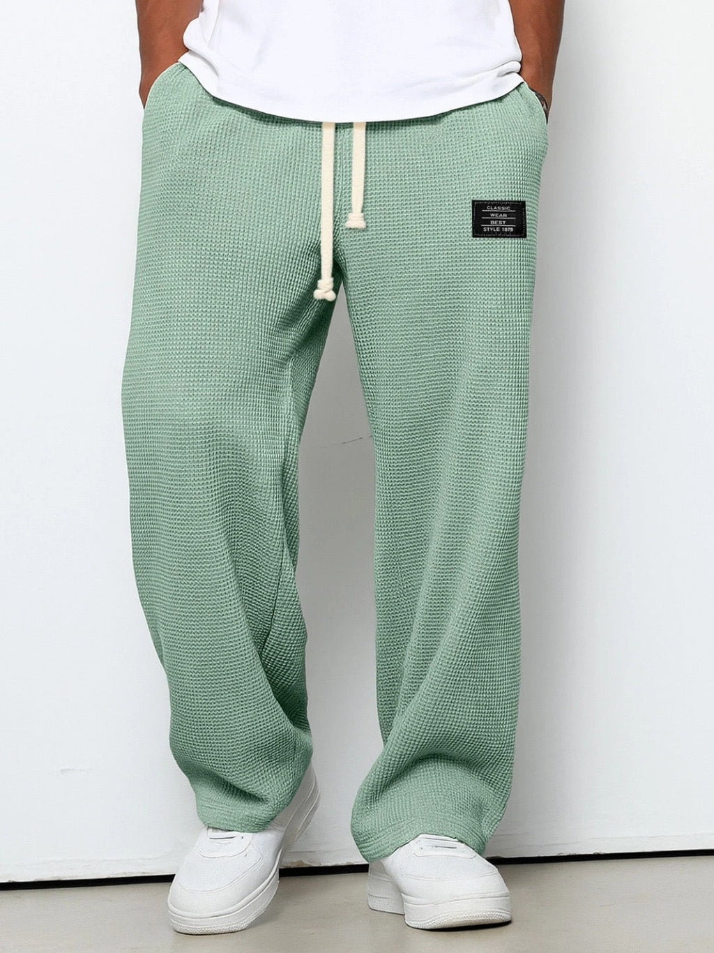 Pantalones Anchos Texturizados - Lorenzo