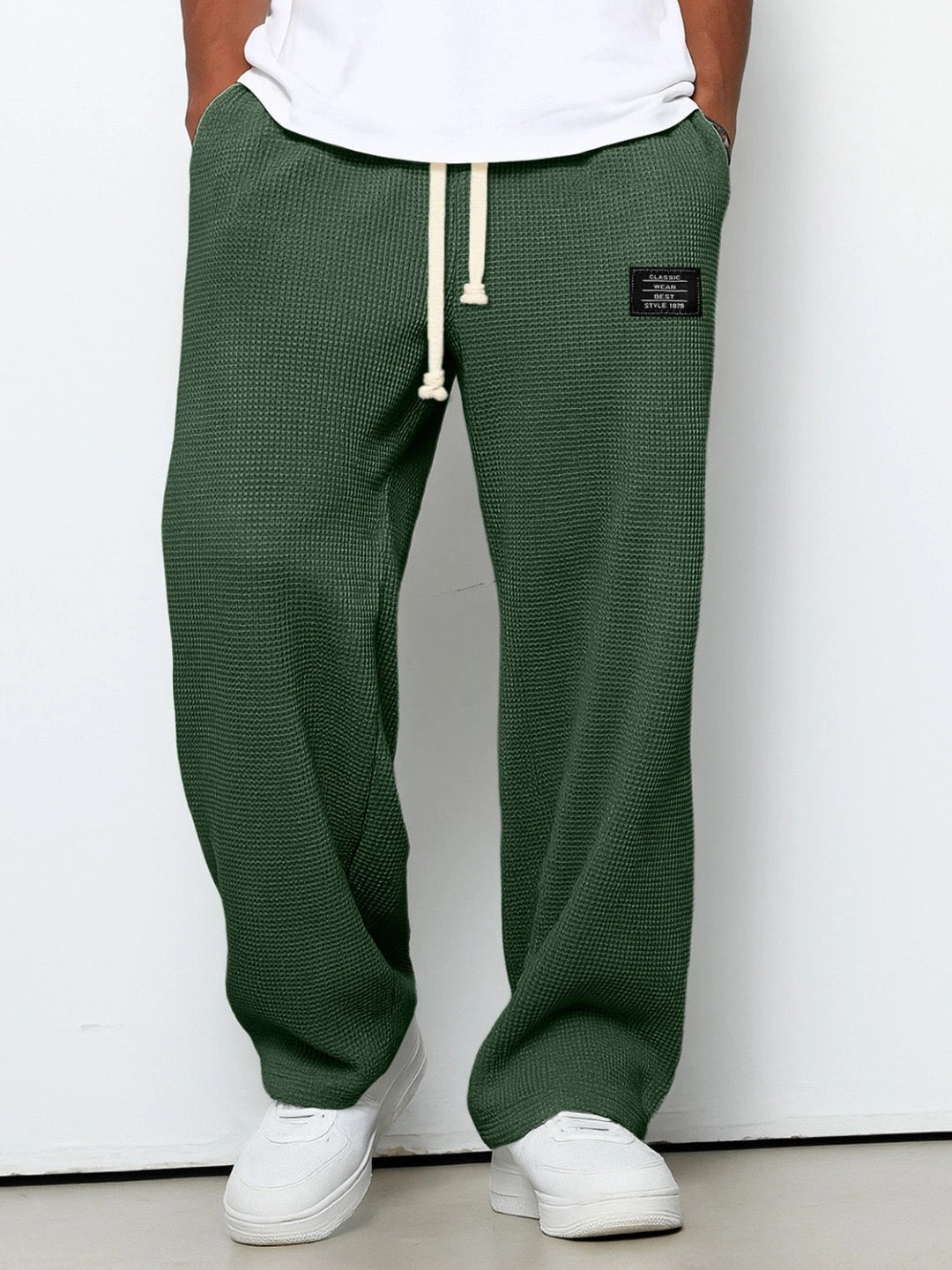 Pantalones Anchos Texturizados - Lorenzo