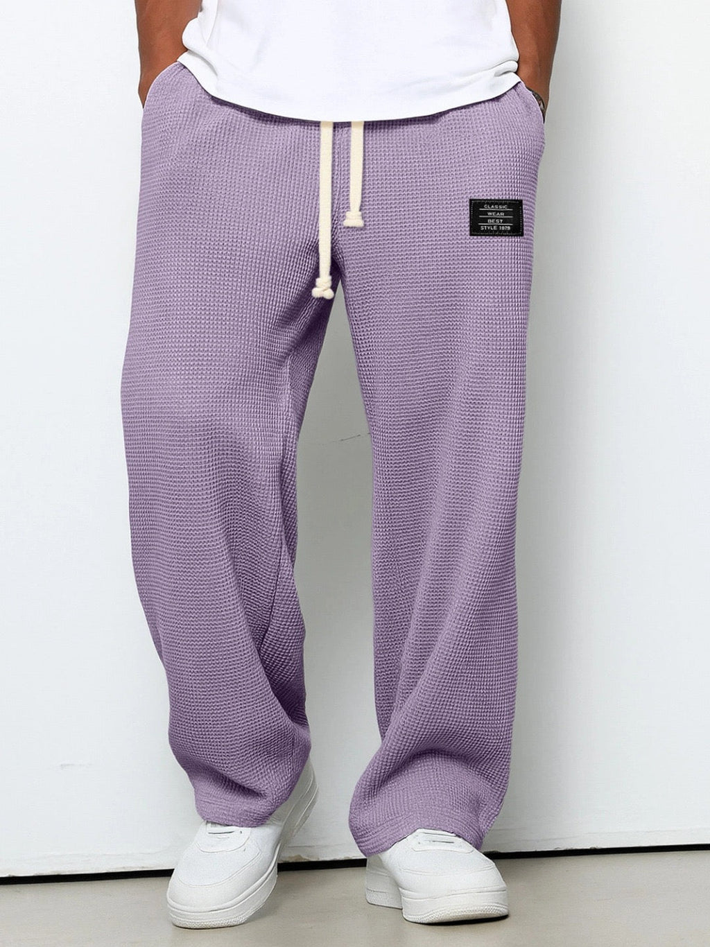 Pantalones Anchos Texturizados - Lorenzo