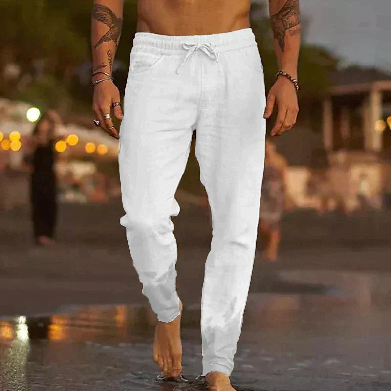 Pantalones de lino Jaxx