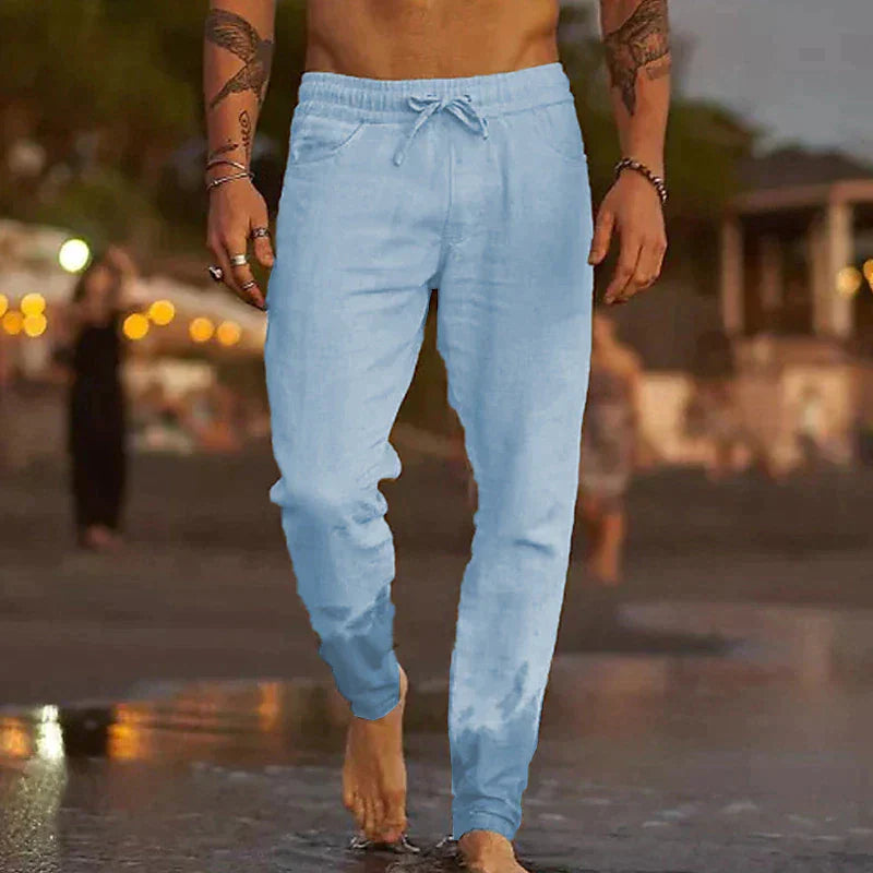 Pantalones de lino Jaxx