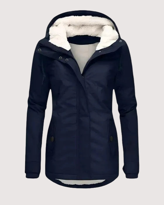 Abrigo impermeable con capucha – Giulia