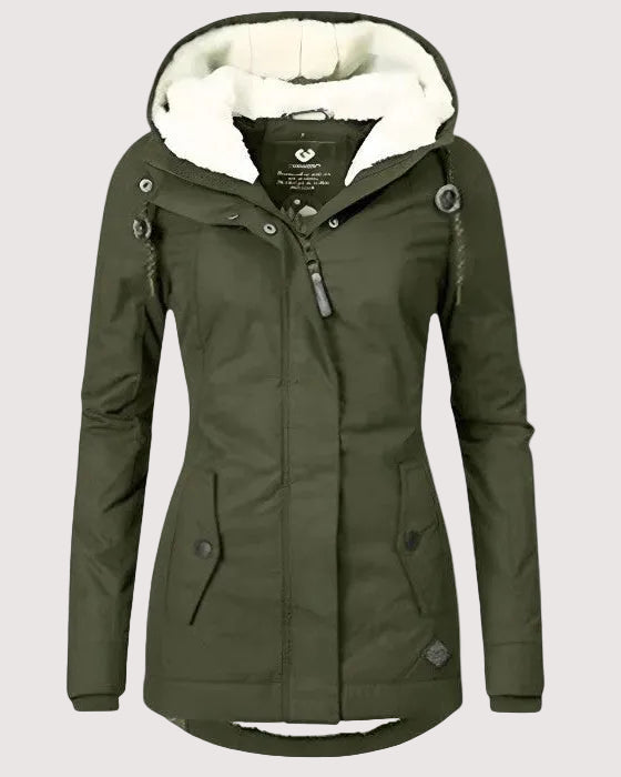 Abrigo impermeable con capucha – Giulia