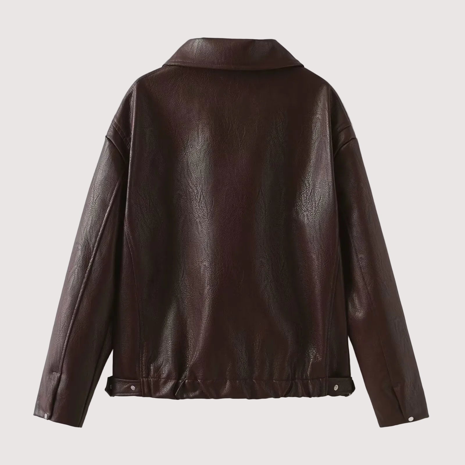 Chaqueta Vintage de Ecopiel Rubina –  Rubí