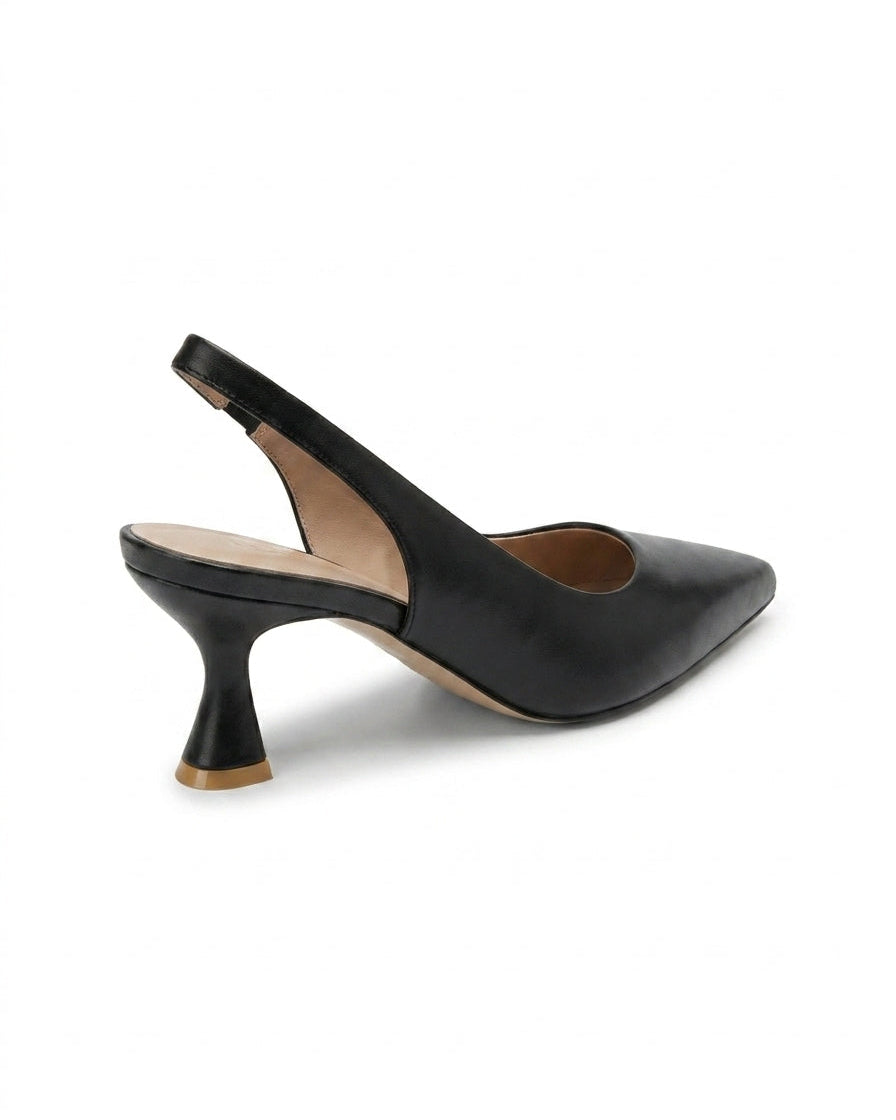 Tacones destalonados elegantes de punta fina - Elena