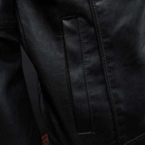 Chaqueta Efecto Piel Ligera