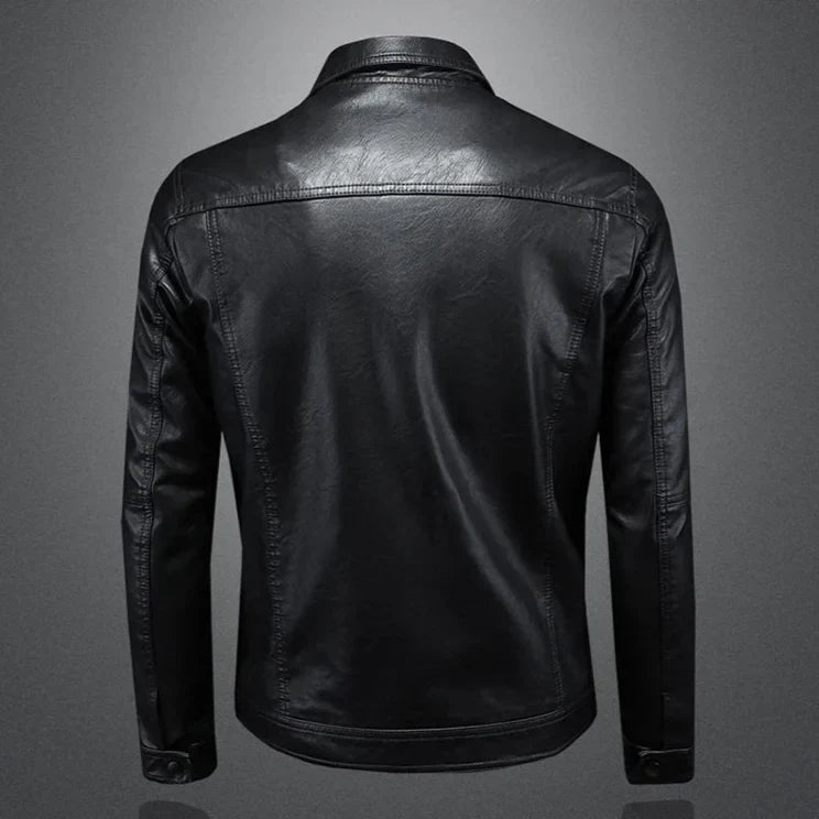 Chaqueta Efecto Piel Ligera