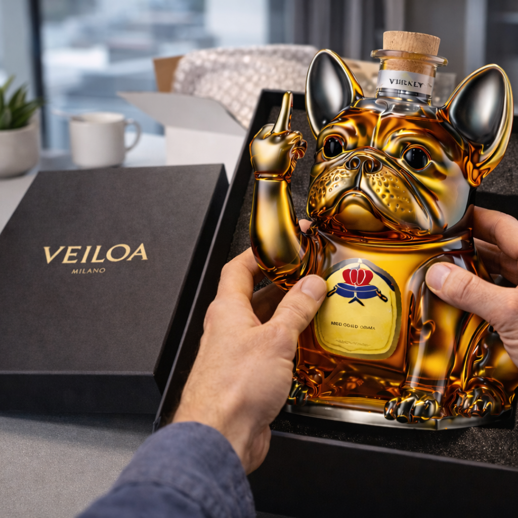 Botellas de whisky - Edición para perros