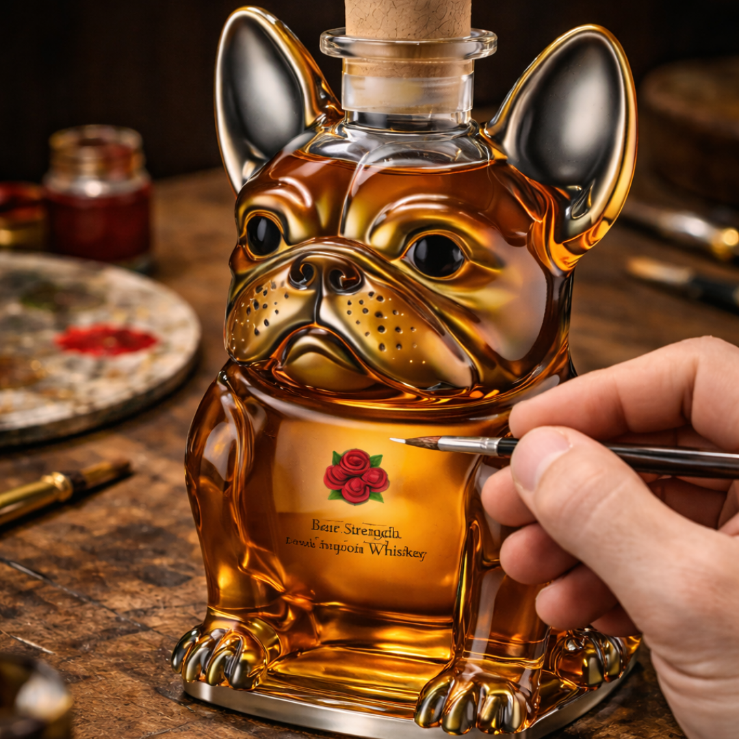 Botellas de whisky - Edición para perros