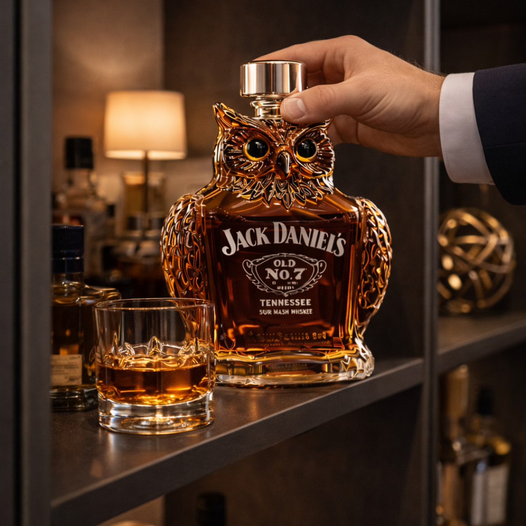 Botellas de whisky - Edición de Búhos