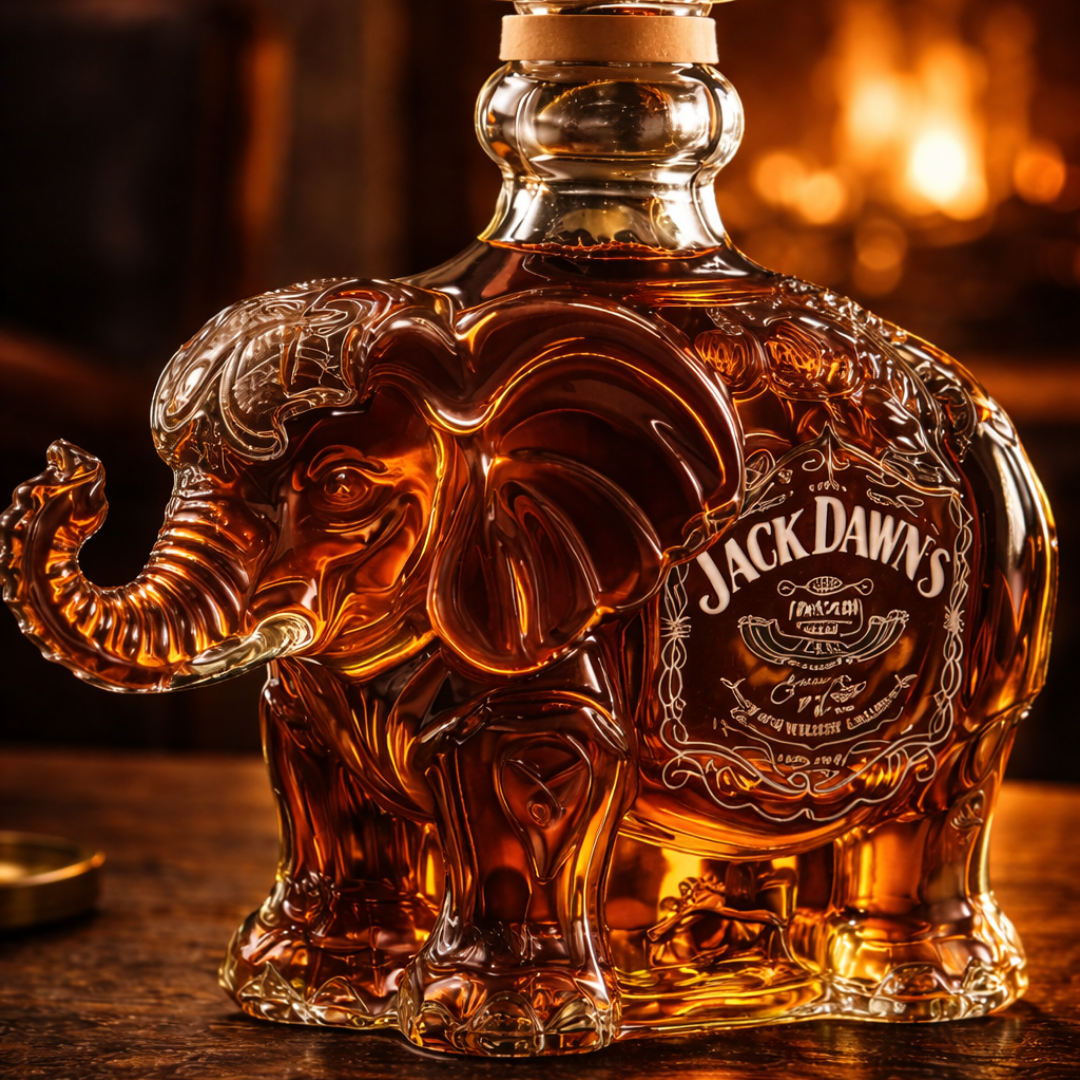Botella de whisky Jack Daniel's - Edición Elefante