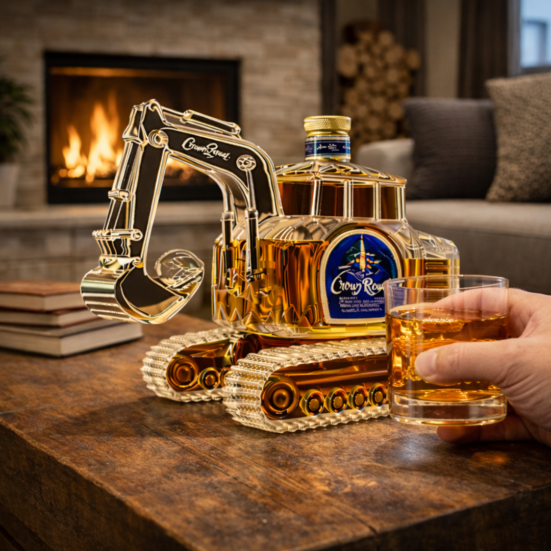 Botella de whisky - Edición de excavadora