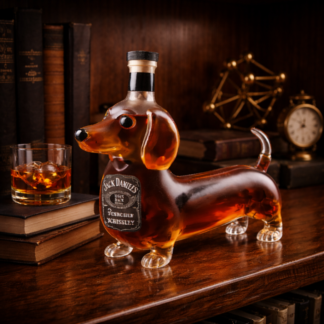 Botella de whisky Jack Daniel's - Edición Teckel