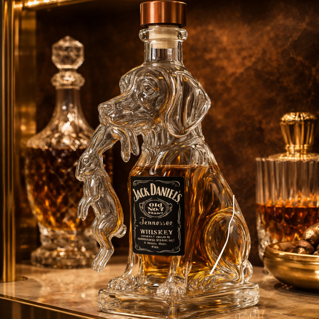 Botellas de whisky - Edición para perros