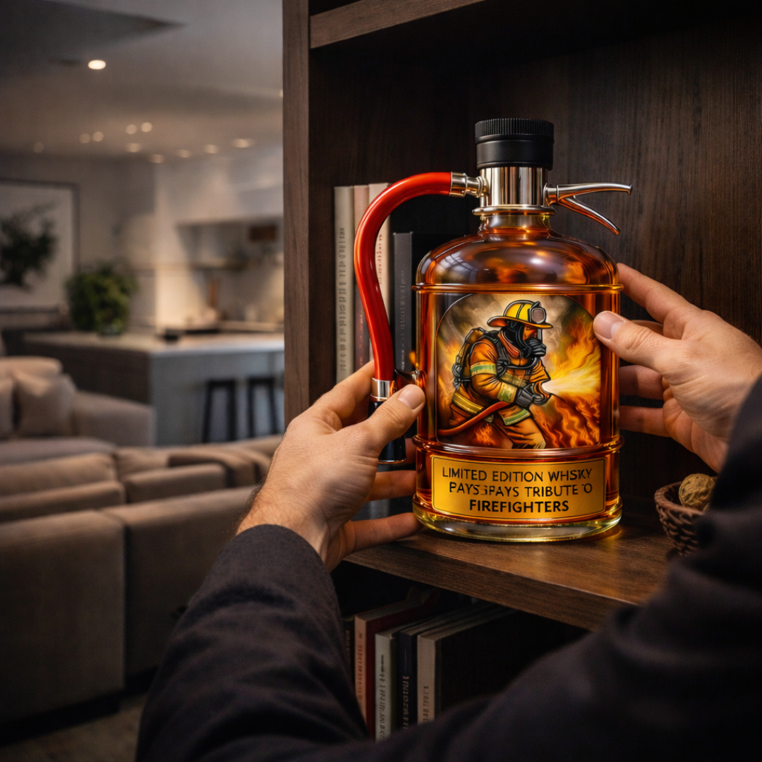 Botellas de whisky - Edición Extintor