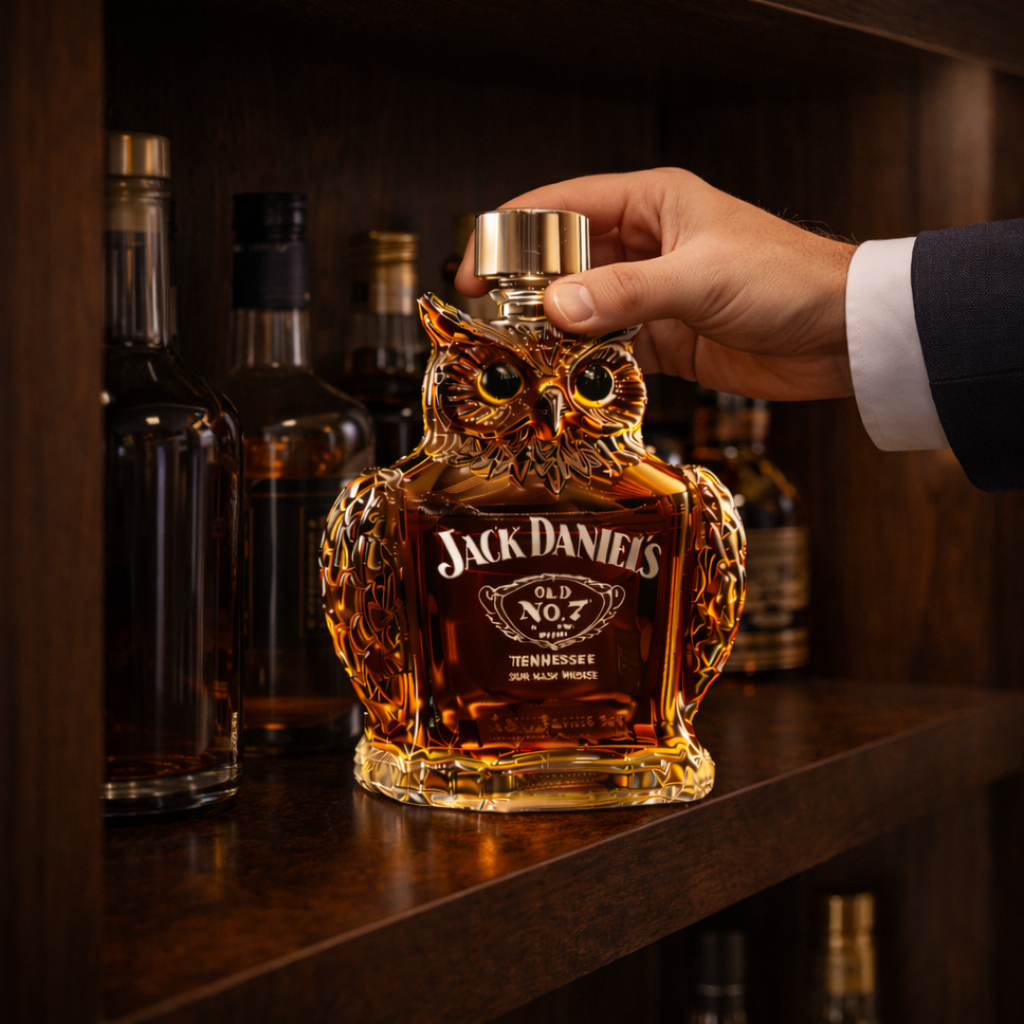 Botellas de whisky - Edición de Búhos