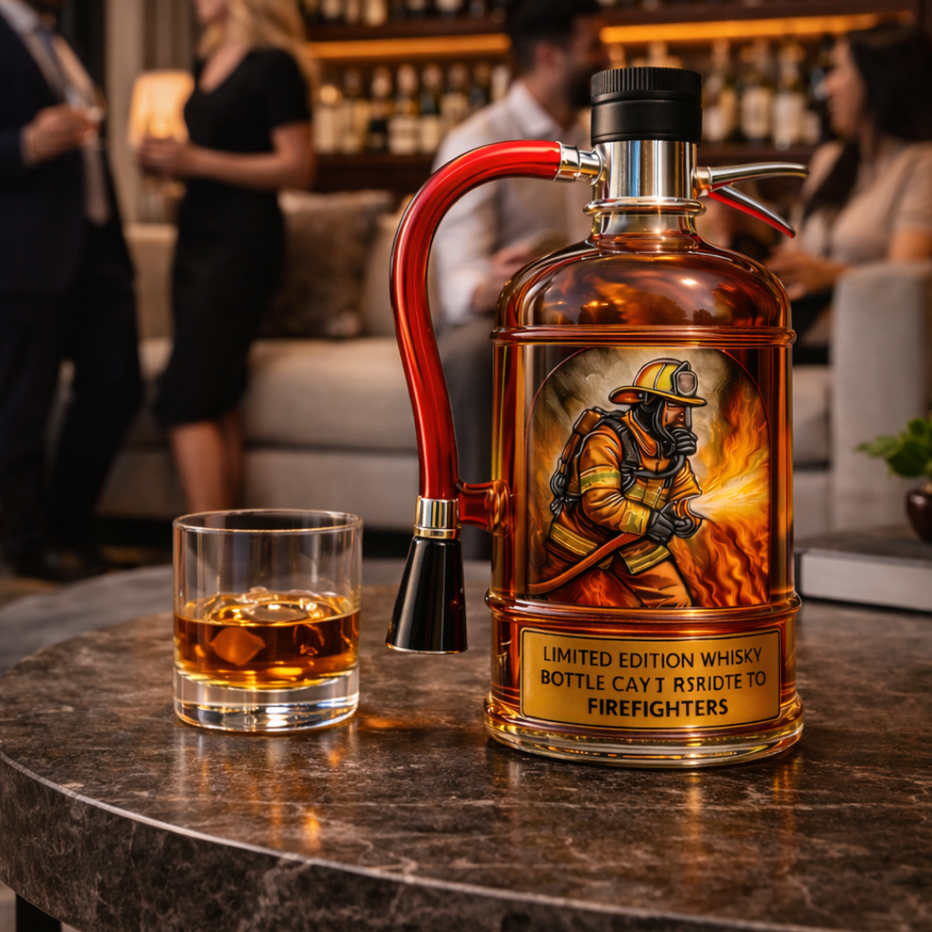 Botellas de whisky - Edición Extintor