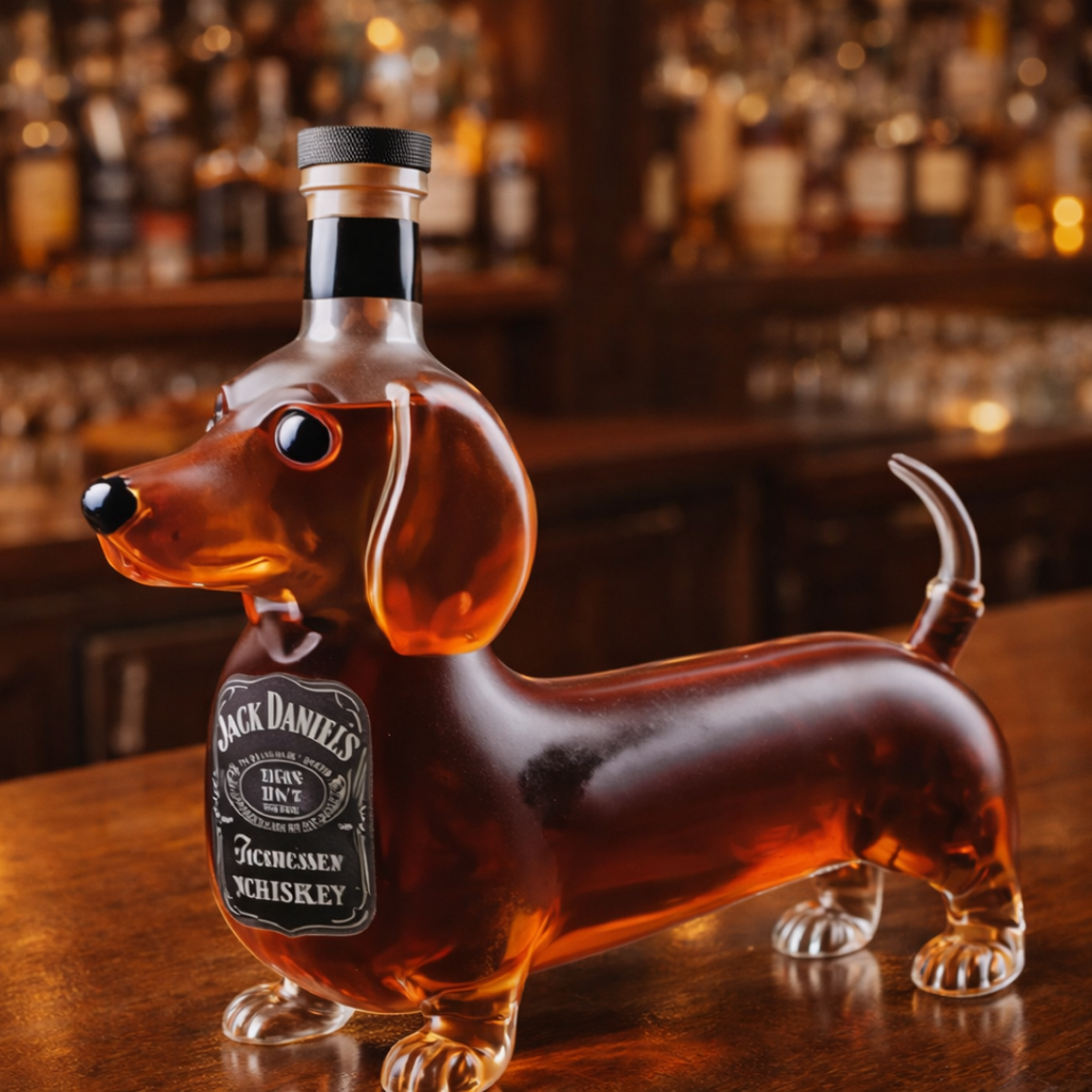 Botella de whisky Jack Daniel's - Edición Teckel